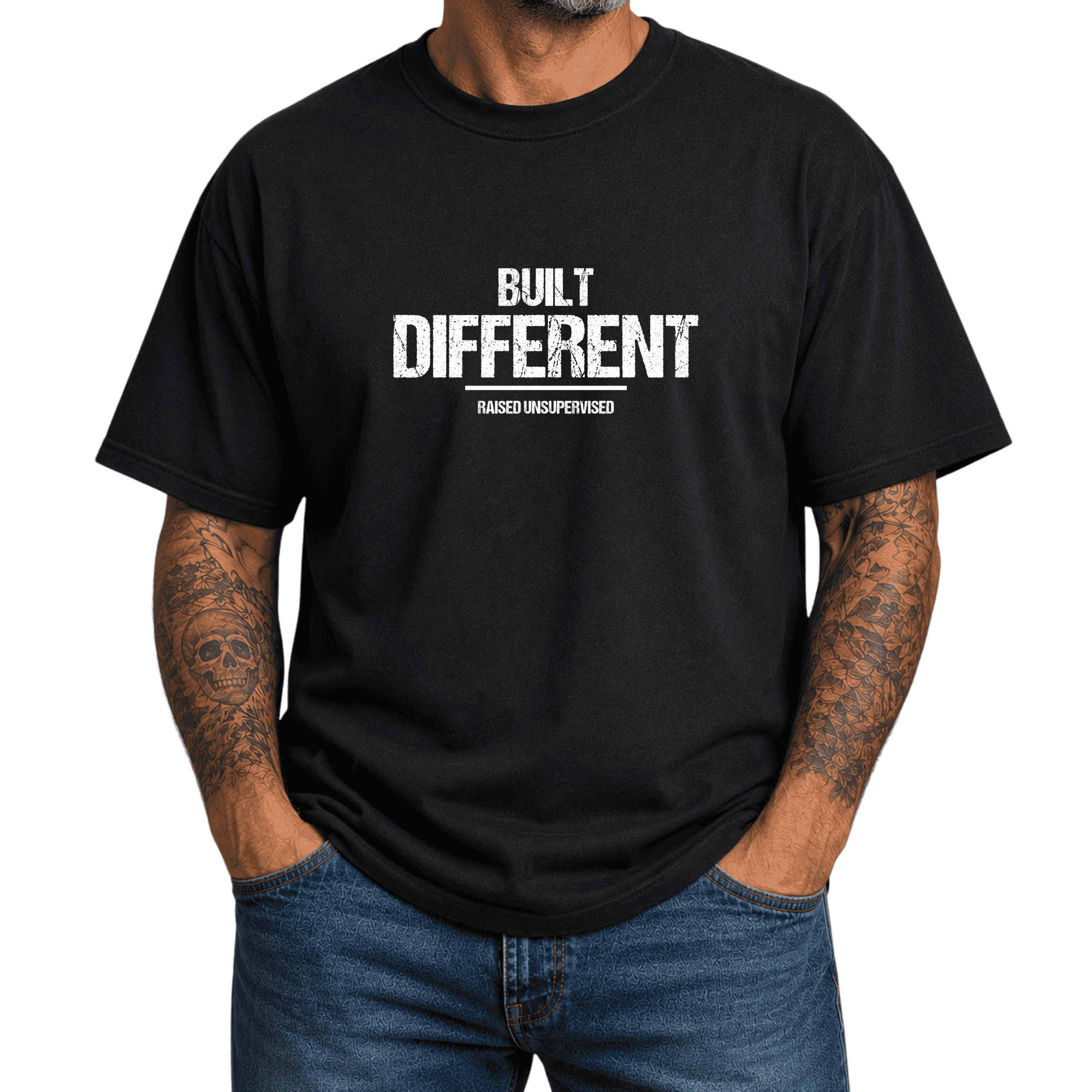 built different tshirt raised unsupervised
